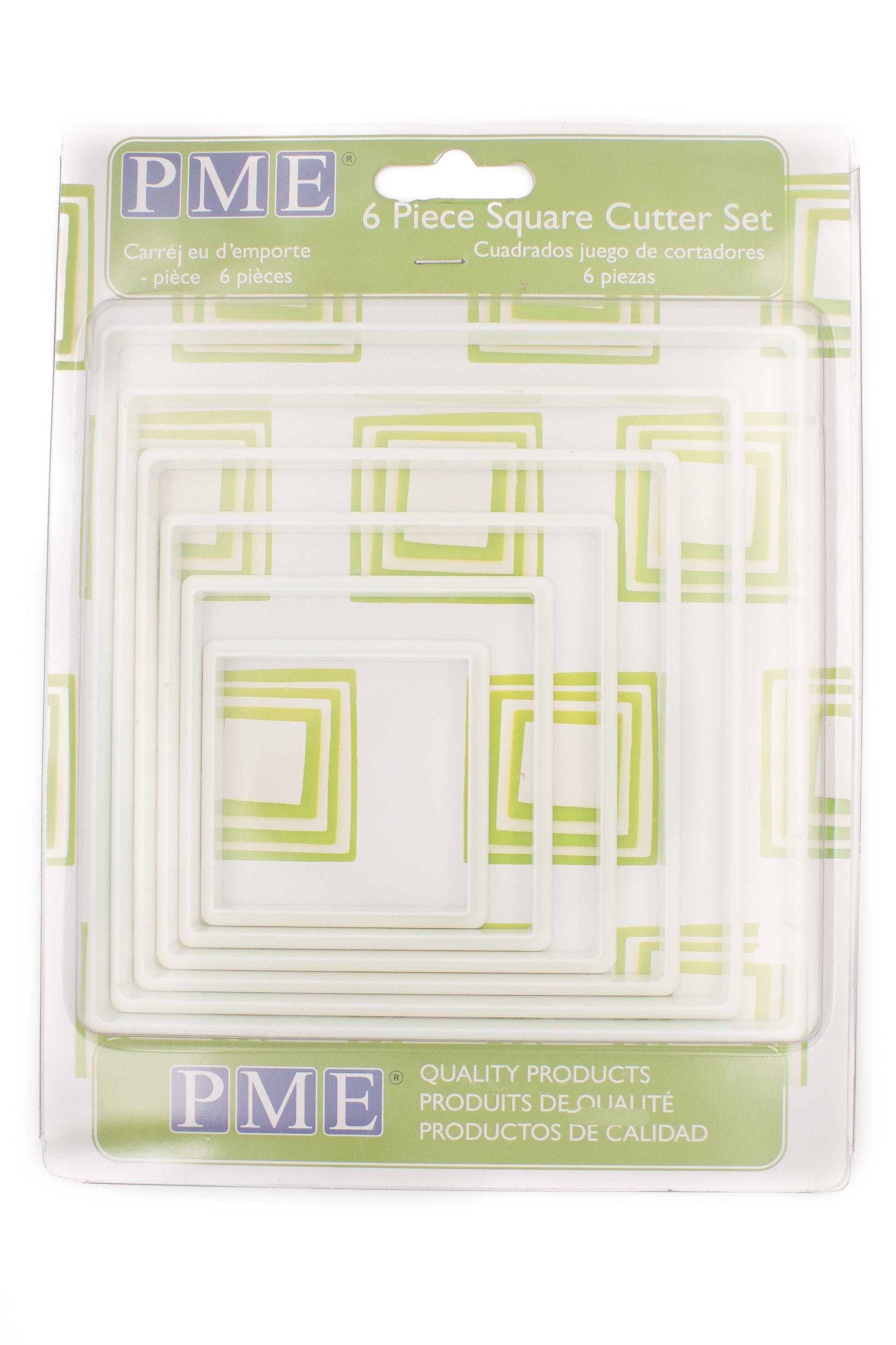 PME 6 Piece Square Cutter Set