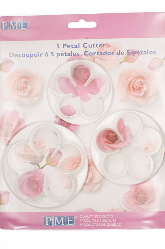 PME 5 Petal Cutter - 3 Cutter Set