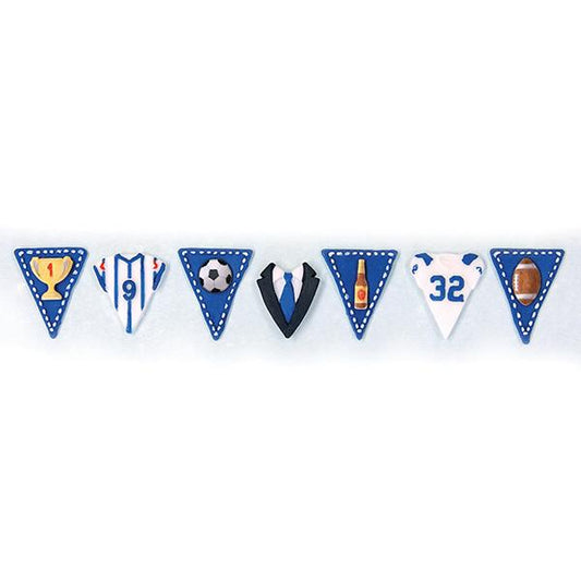 Katy Sue Design Mat - Bunting for Boys