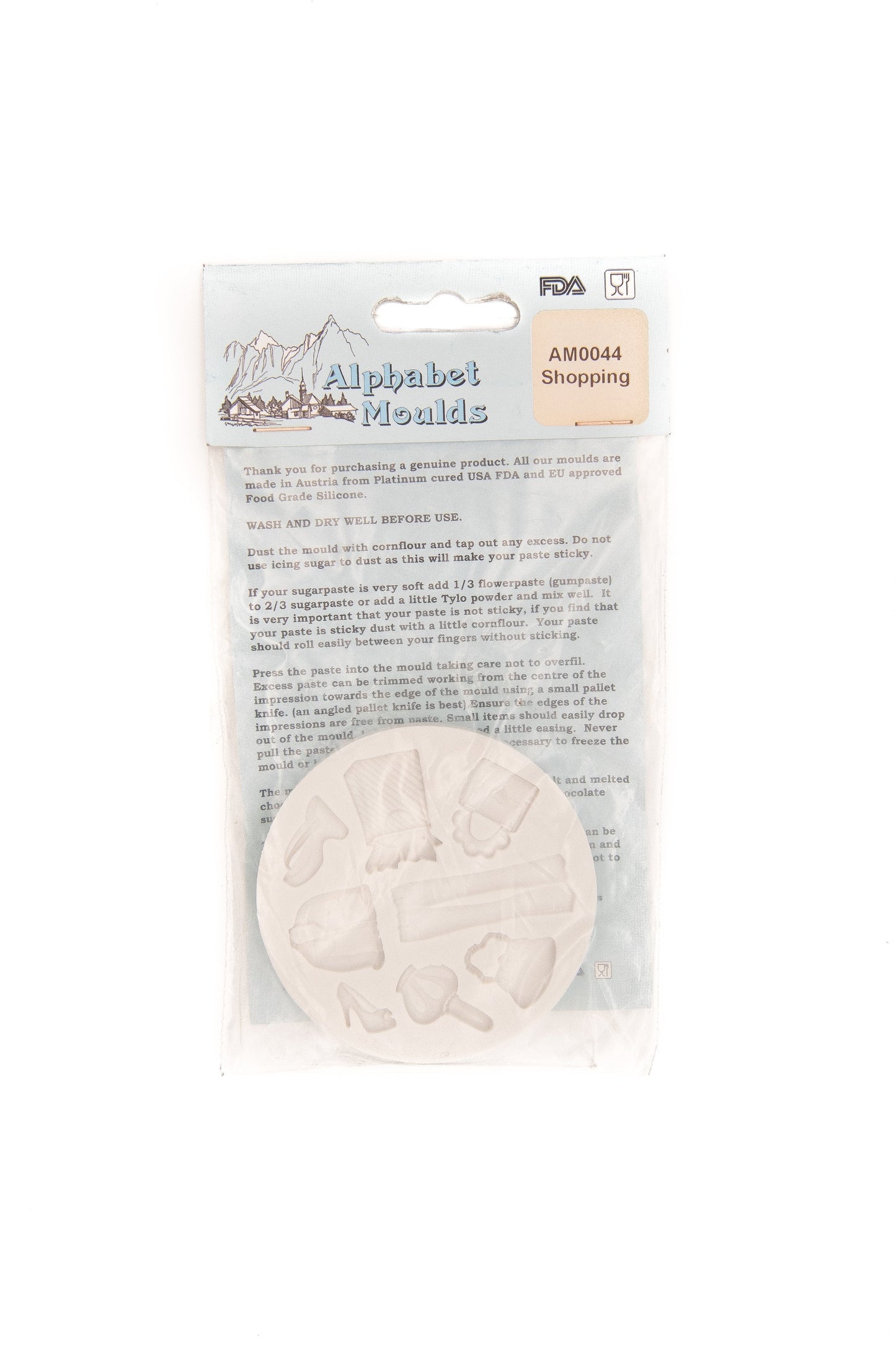 Alphabet Moulds - Shopping