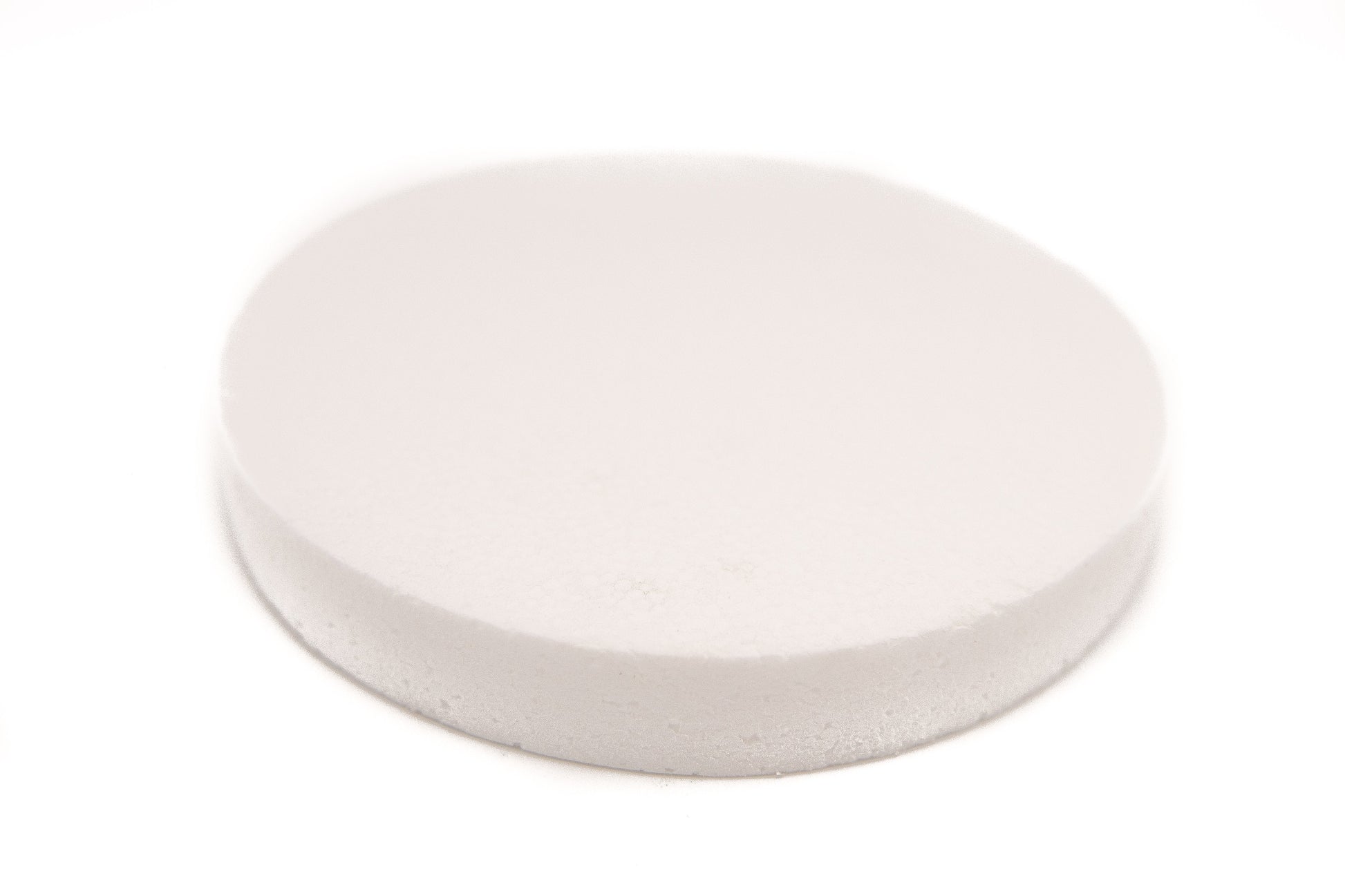 Round Straight Edged Polystyrene Dummy - 8" x 1.5"