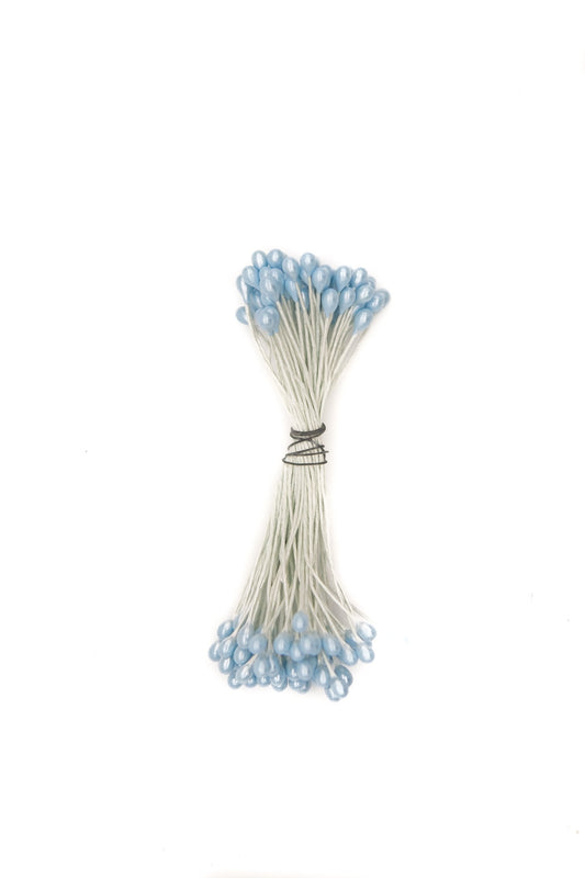 Pearlised Blue Medium Stamens