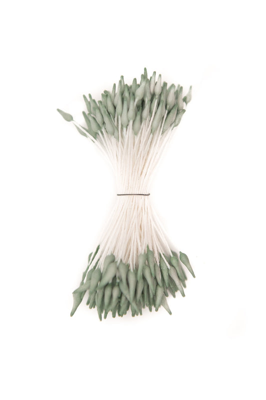 Dark Green Pointed Stamen Heads