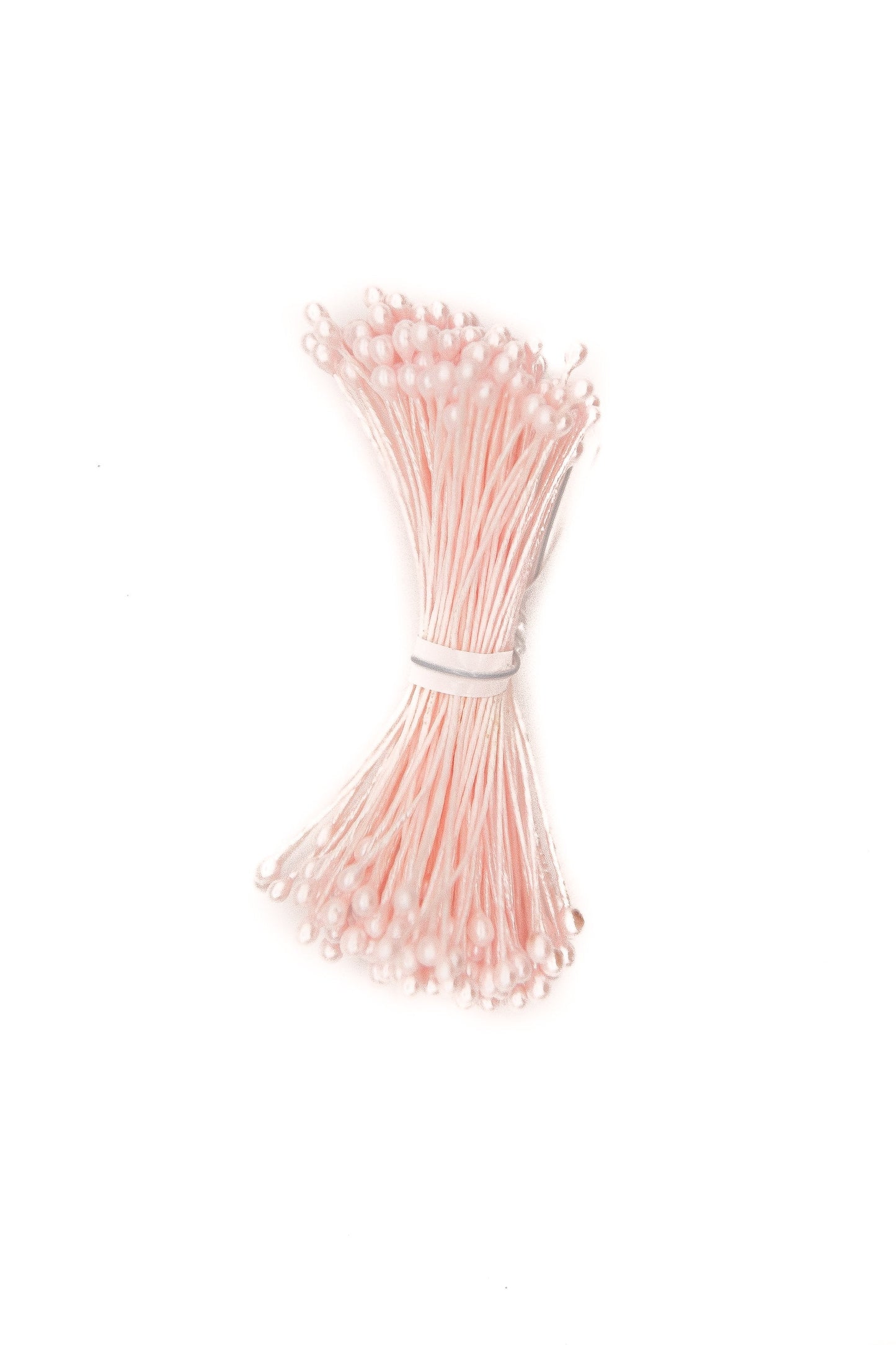 Medium Pearlised Pink Stamens With Pink Wire