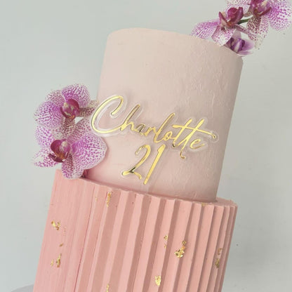 Personalised Double-Layer Floating Topper
