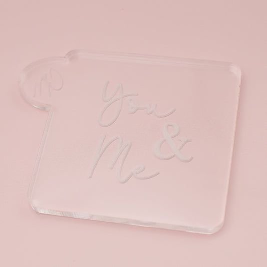 Reverse Embosser - You & Me