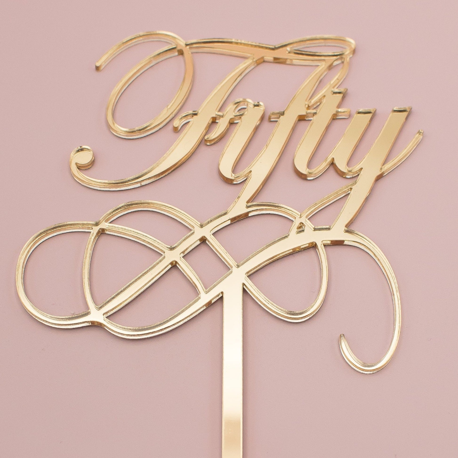 Elegant Age Acrylic Cake Topper