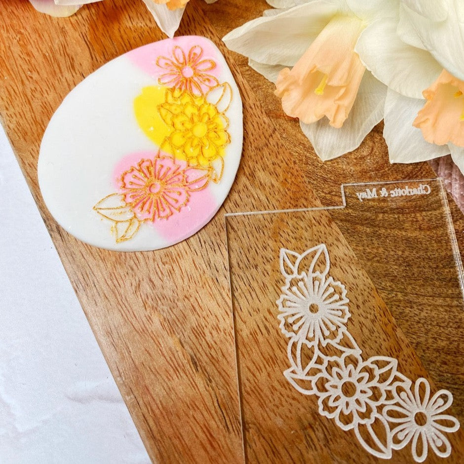 Reverse Embosser - Floral Edge