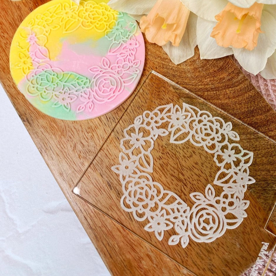 Reverse Embosser - Floral Border