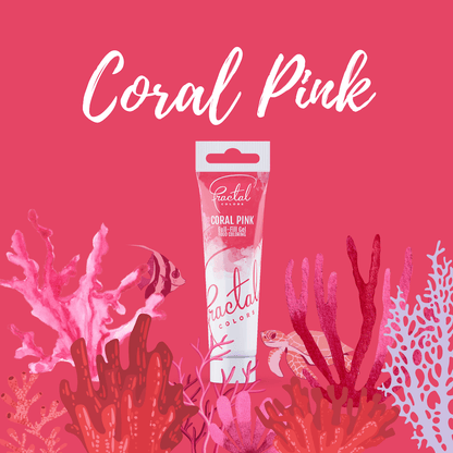 FRACTAL COLORS Skin Tone CORAL PINK Fullfill Gel Colouring 30g