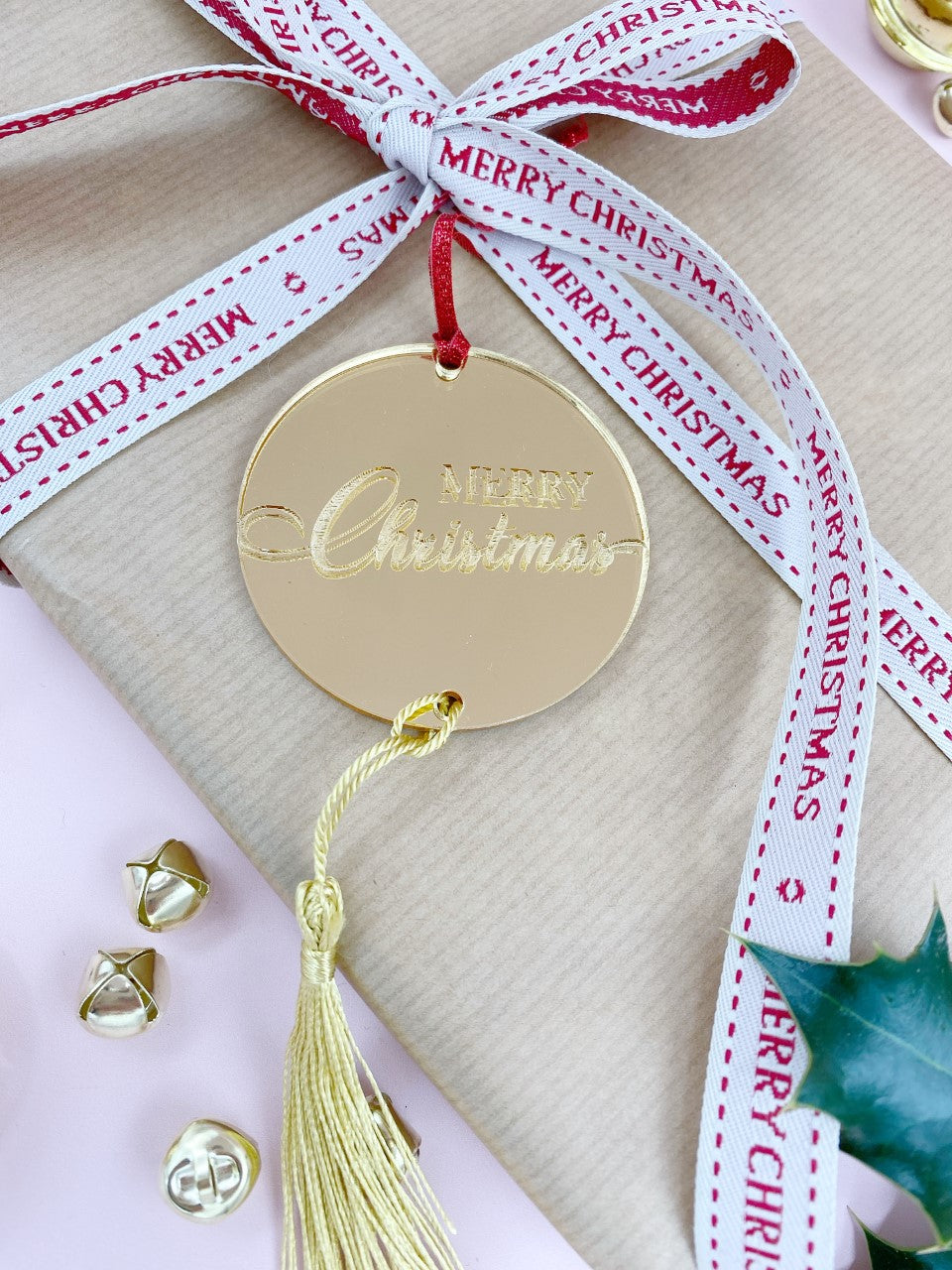'Merry Christmas' Gift Tag with Tassel
