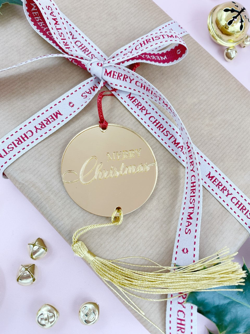 'Merry Christmas' Gift Tag with Tassel