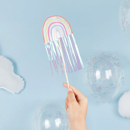 Hootyballoo Rainbow wands with tassels