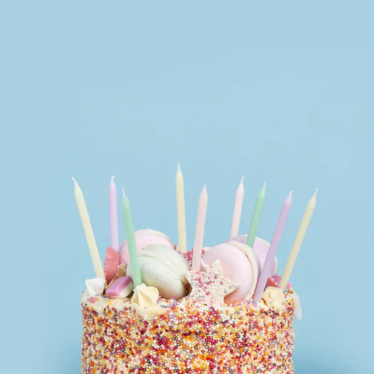 Hootyballoo 12 Pastel Skinny Candles