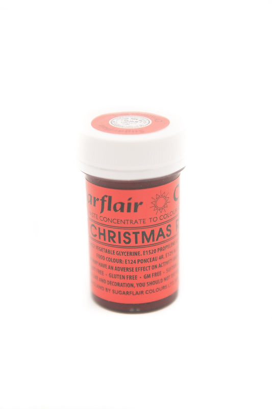 Sugarflair Christmas Red Spectral Paste