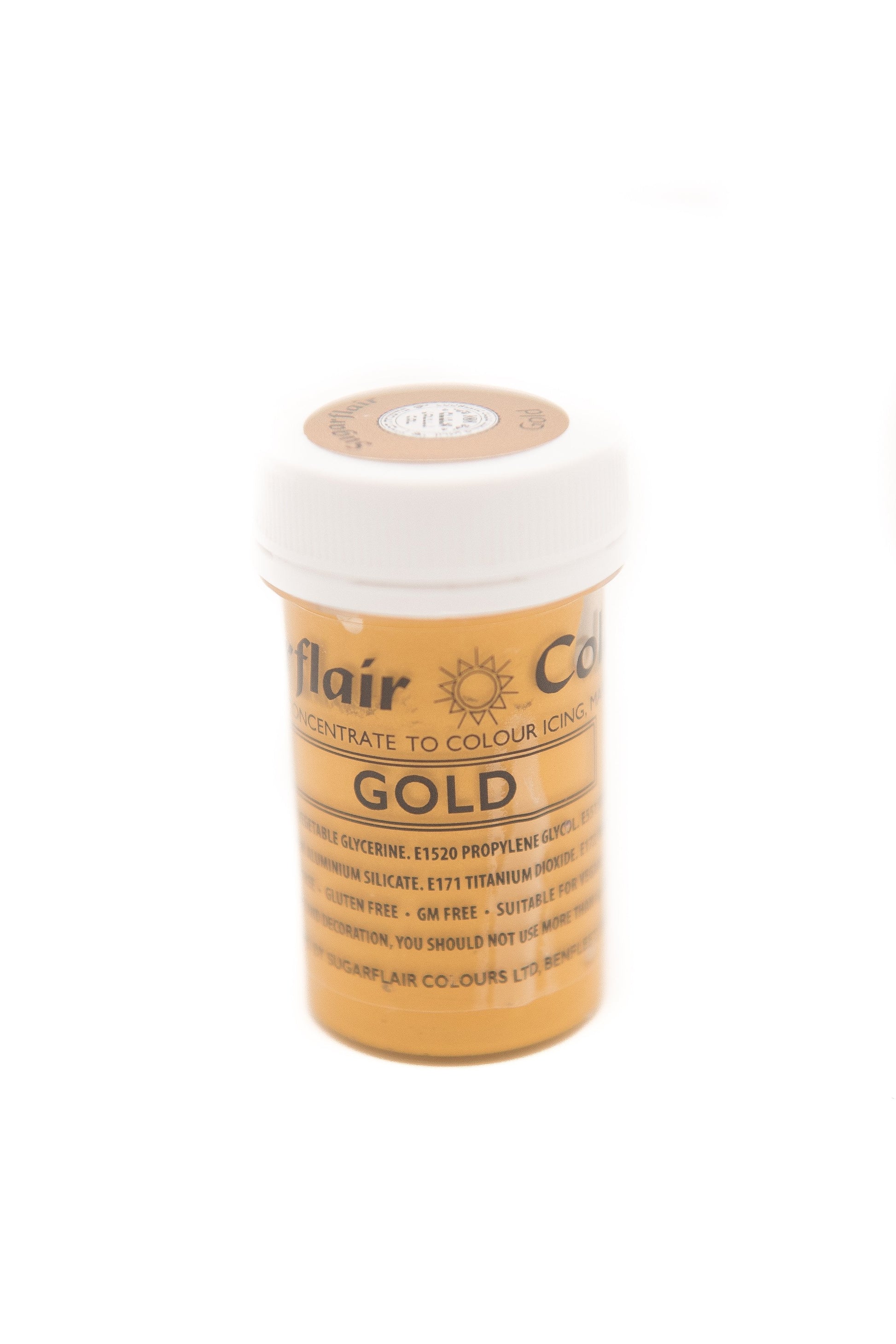 Sugarflair Gold Satin Paste