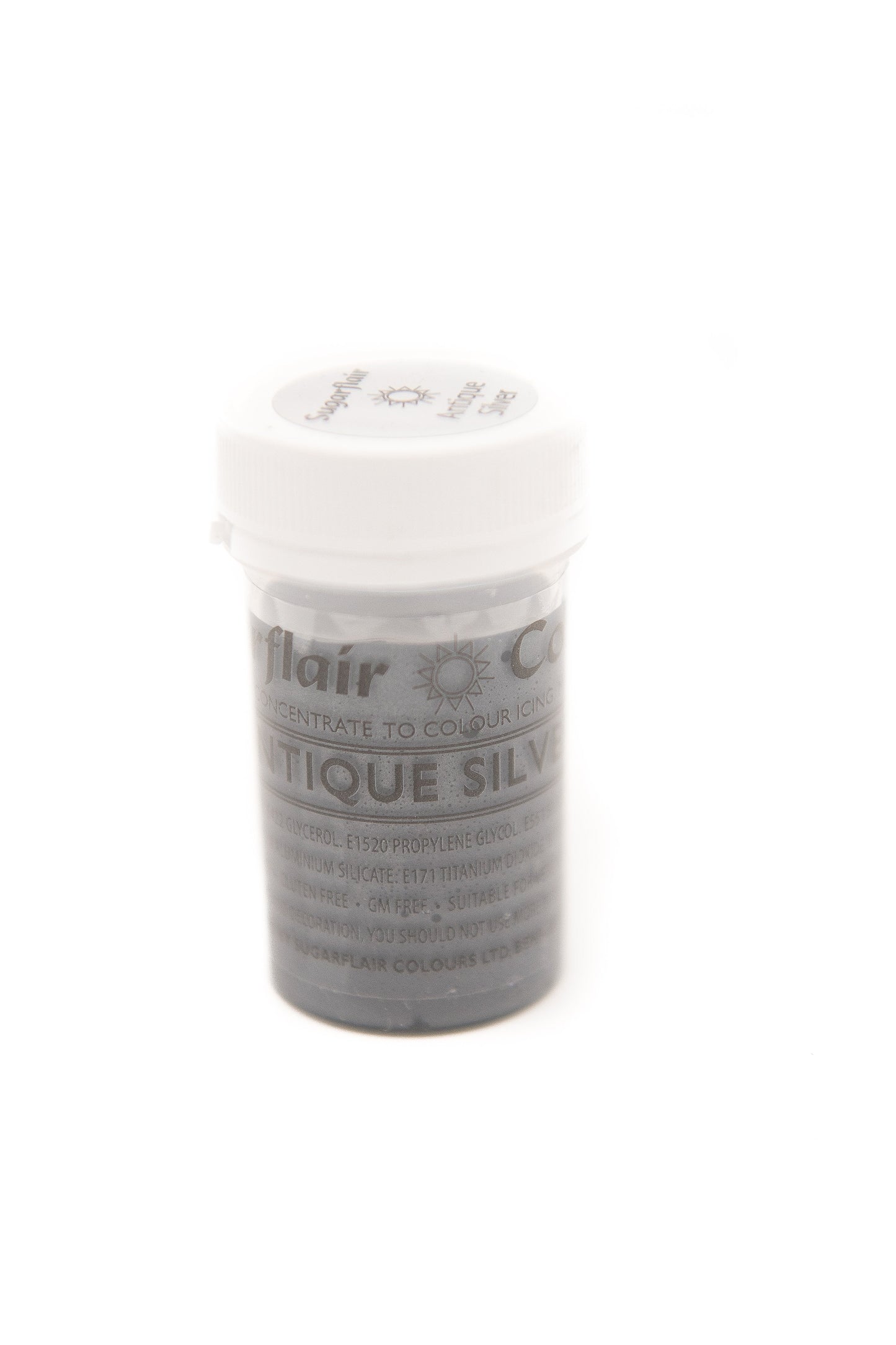 Sugarflair Antique Silver Satin Paste