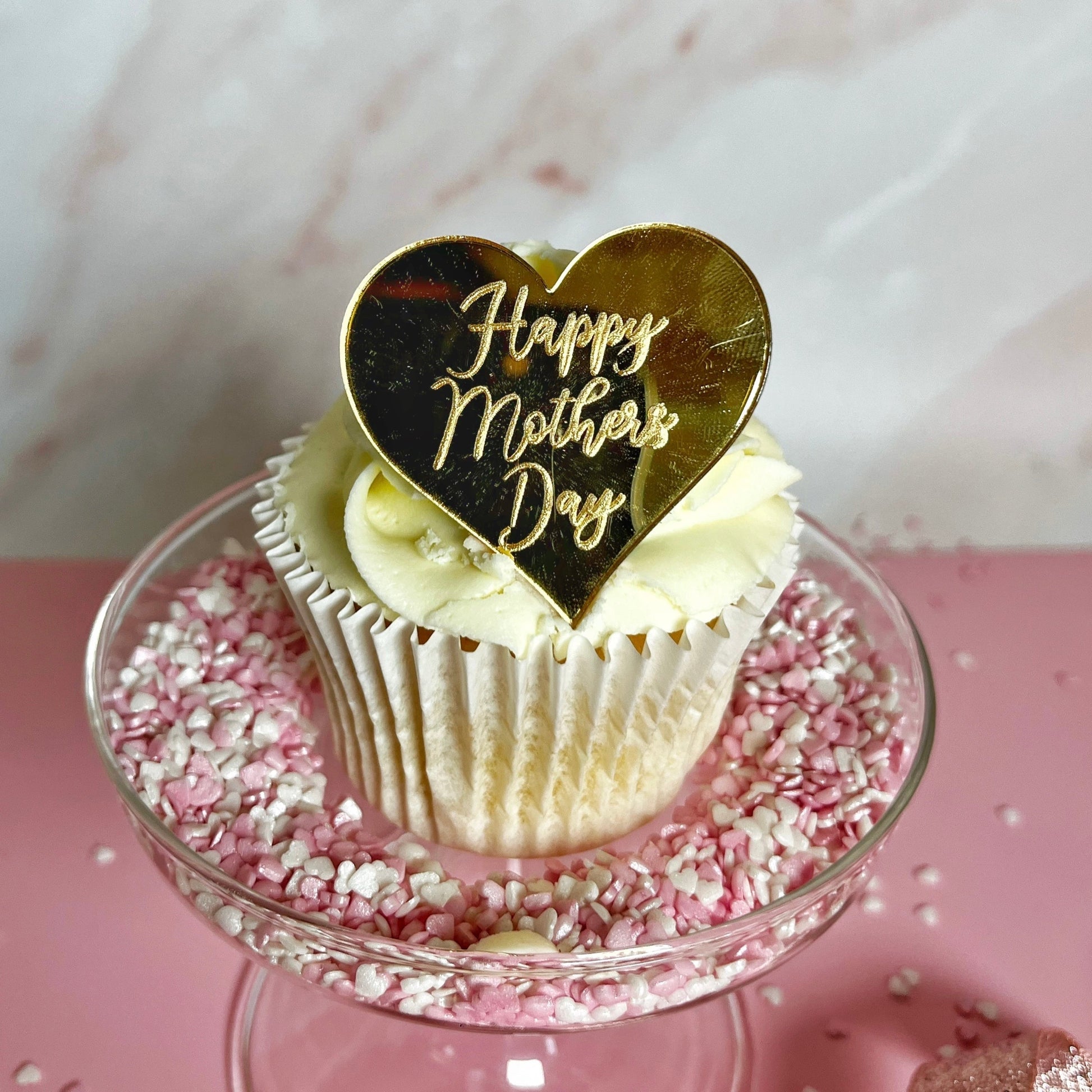 Happy Mothers Day - Acrylic Heart Gift Tag