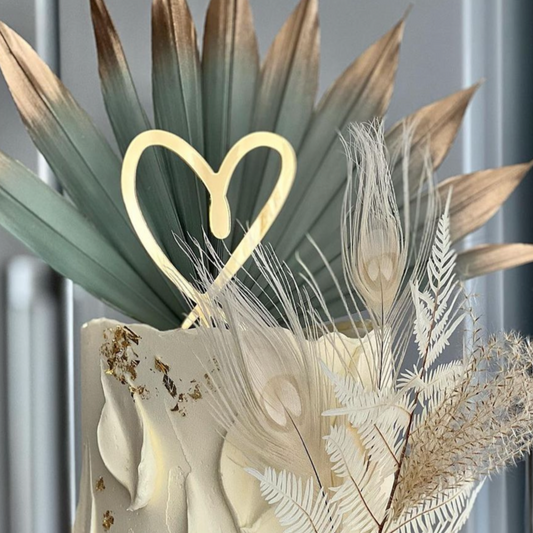 Heart Cake Topper