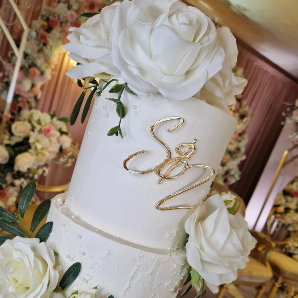 Personalised Initial Cake Charm