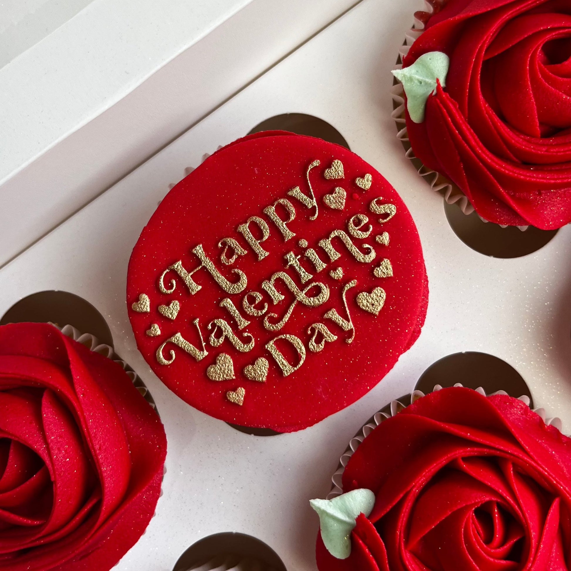 Valentines Reverse Embosser - Happy Valentine's Day