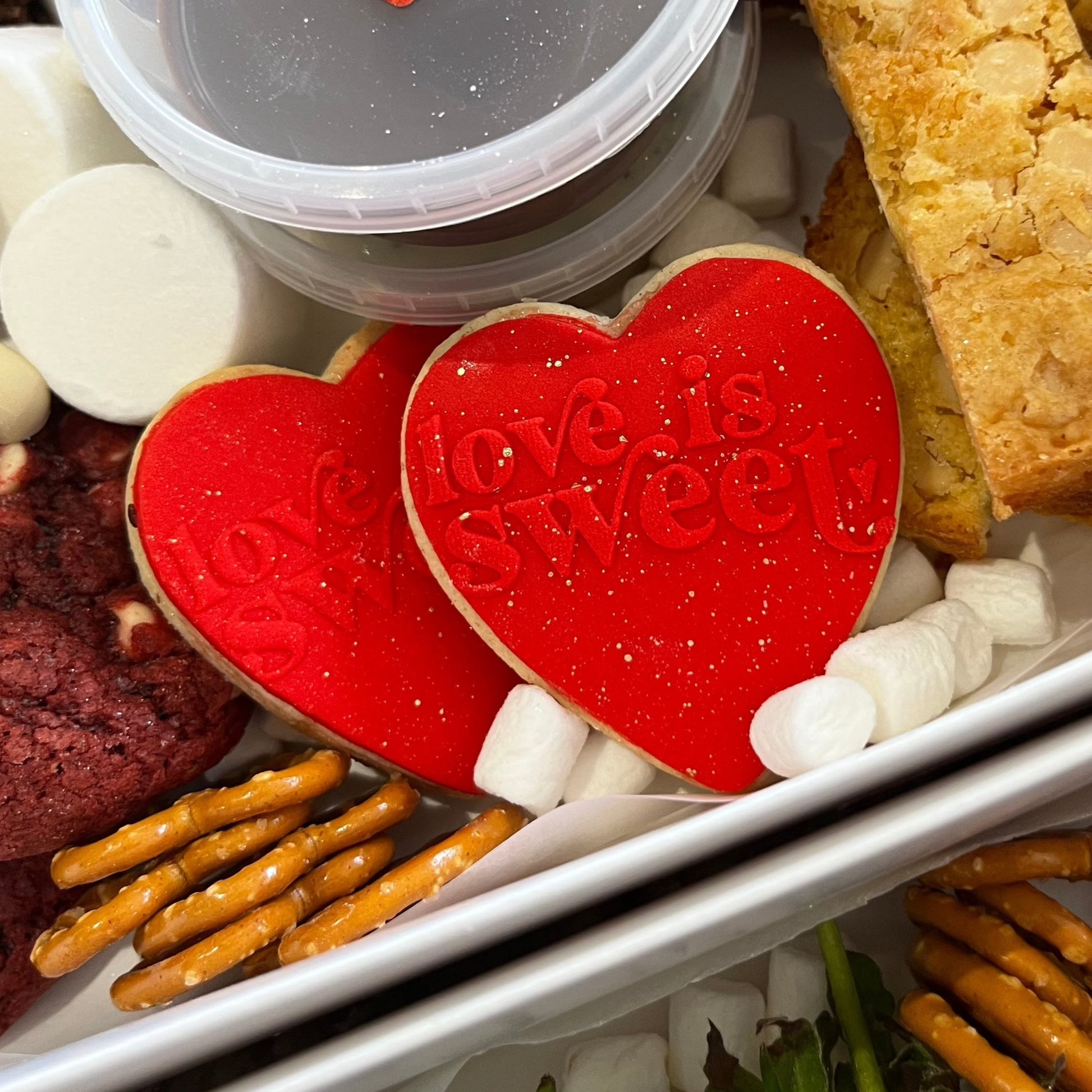 Valentines Reverse Embosser - Love is Sweet