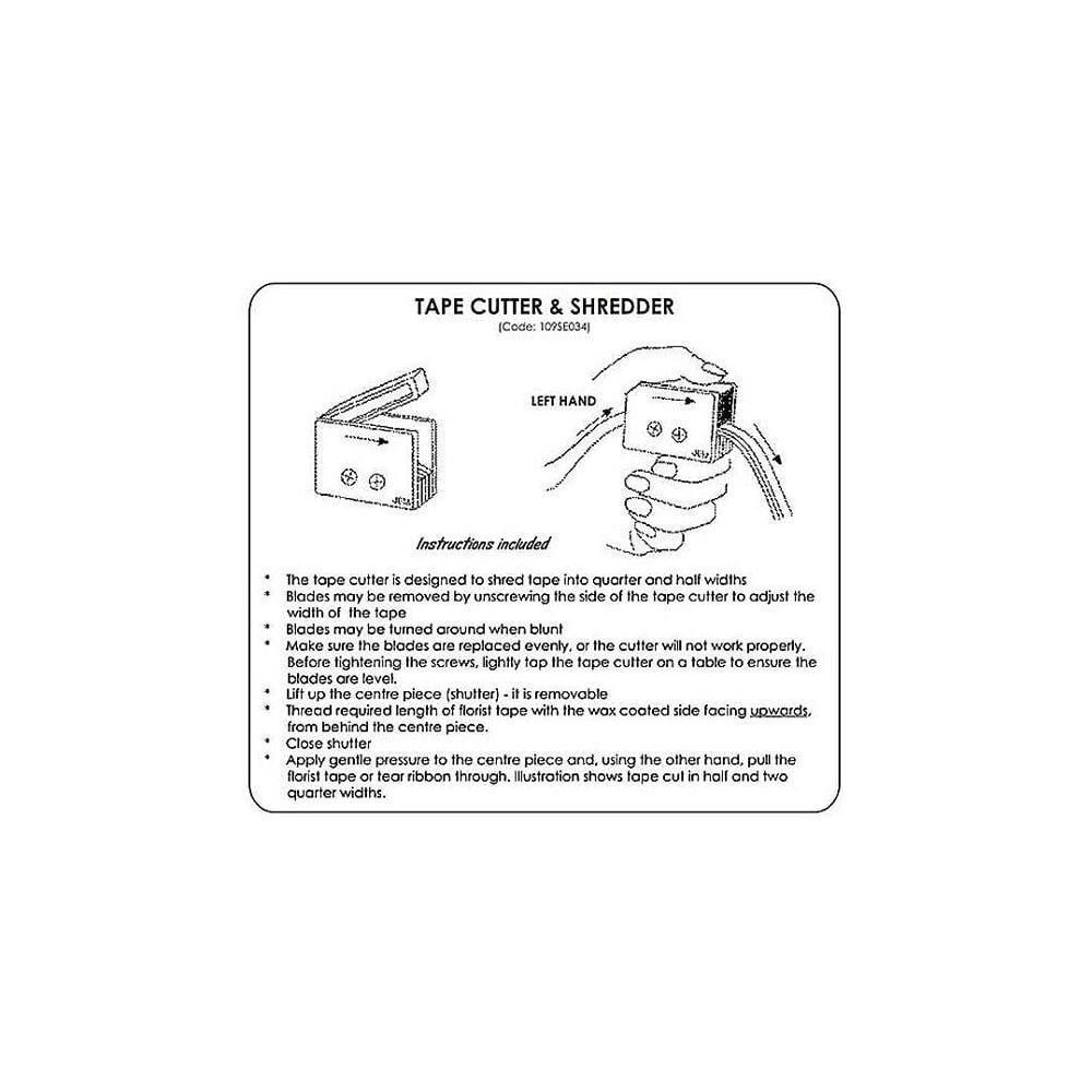 PME Florist Tape Cutter And Shredder