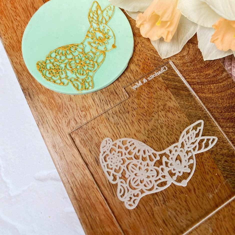 Reverse Embosser - Lacey Bunny 1