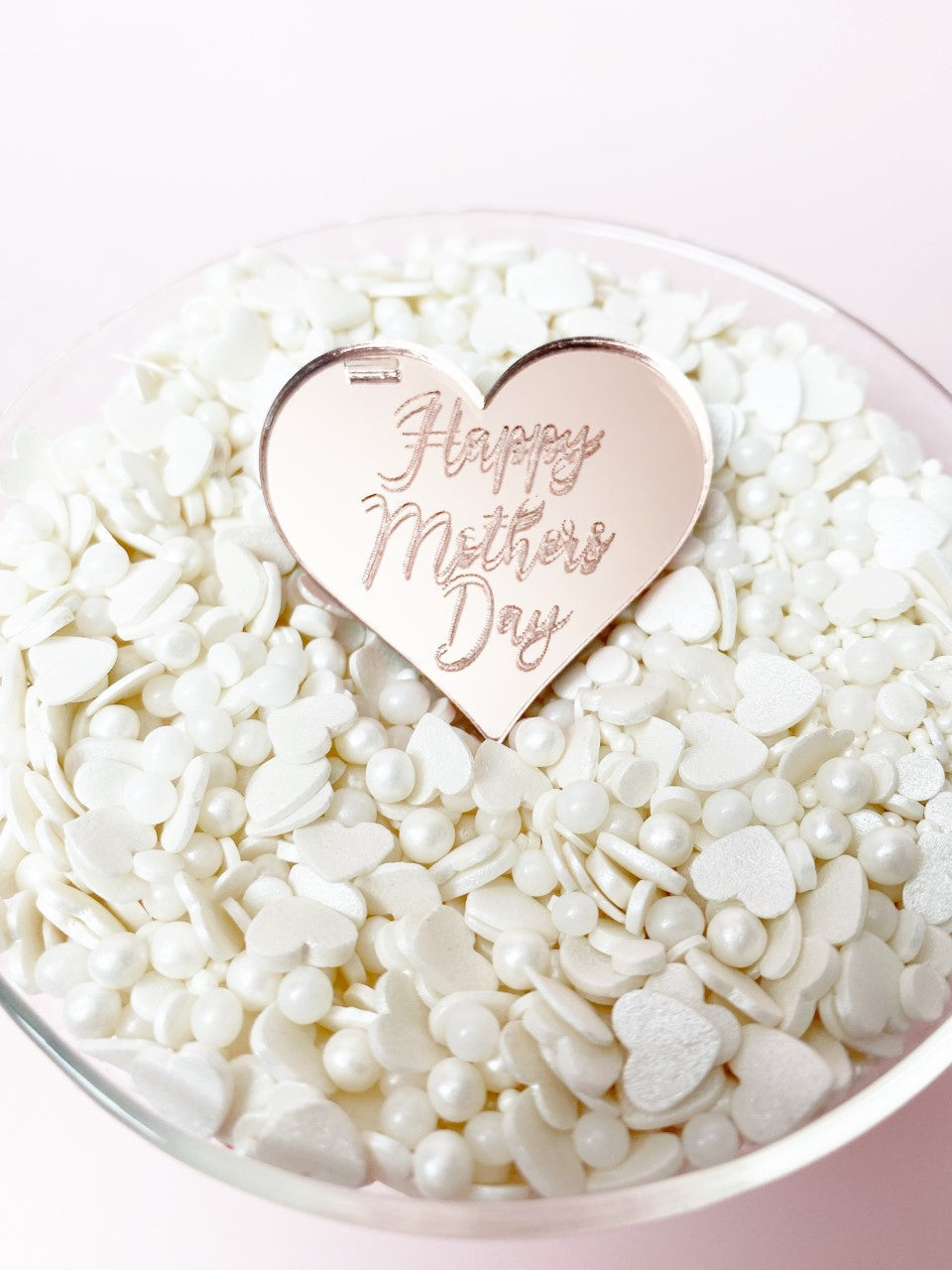 Happy Mothers Day - Acrylic Heart Gift Tag