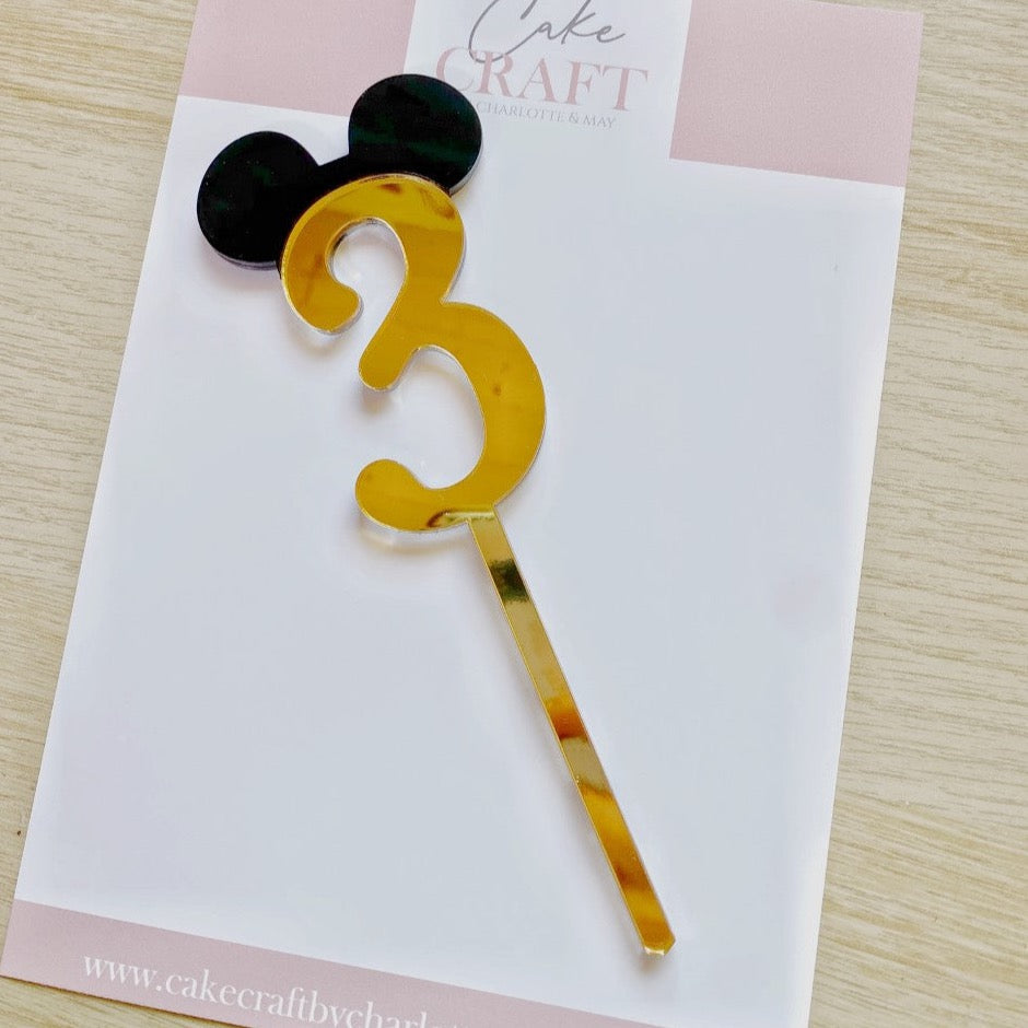 Large Age Mouse Topper