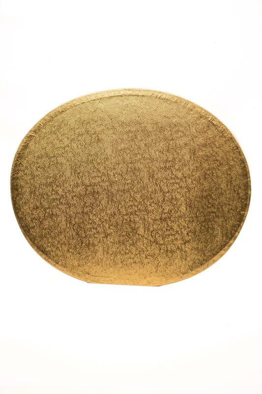 16" Gold Fern Oval Drum