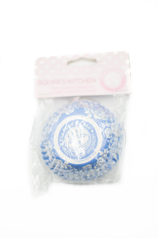 SK Cupcake Cases Dark Blue Rose Pack of 36