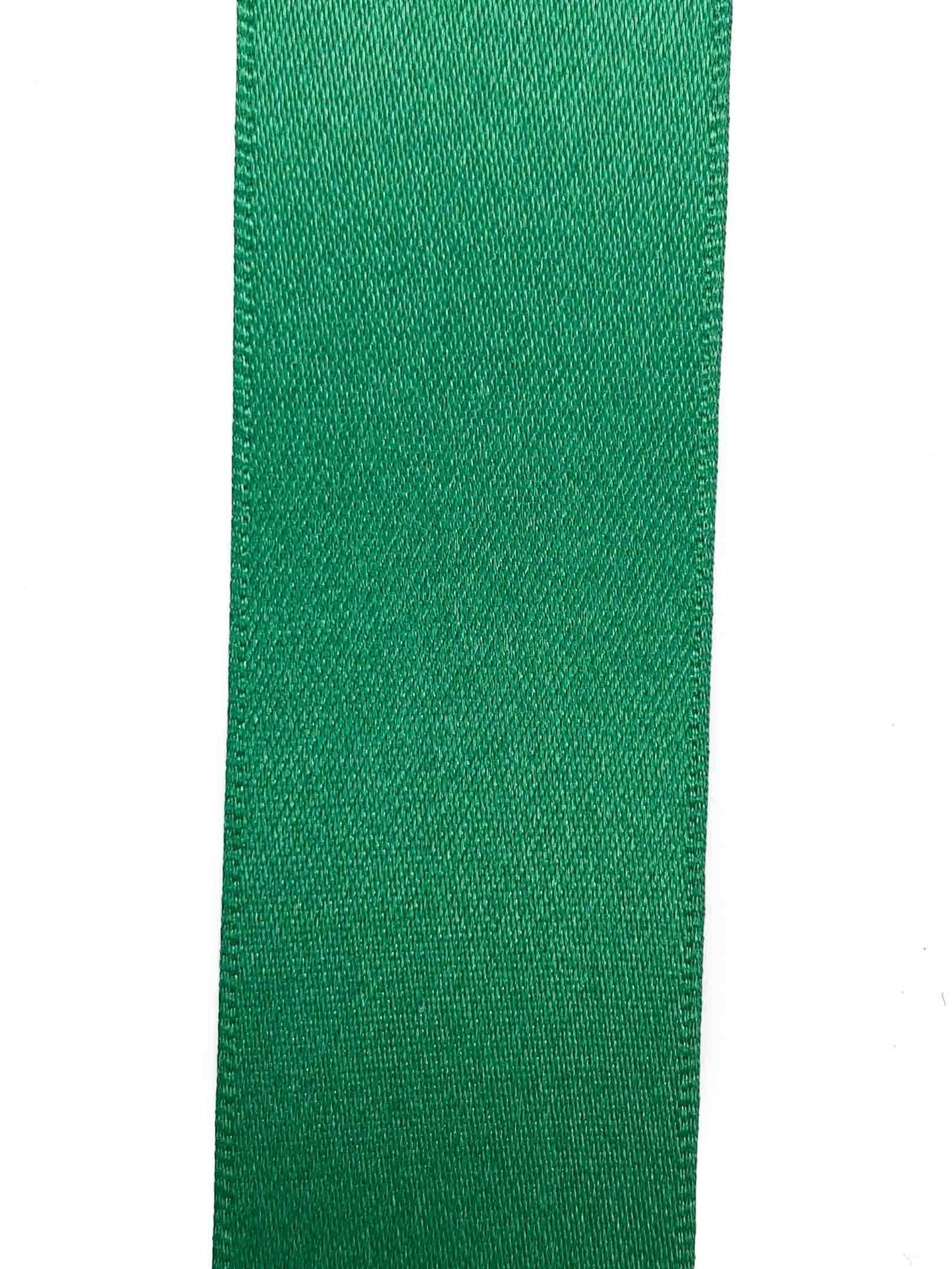 Hunter Green Double Sided Satin - 25mm