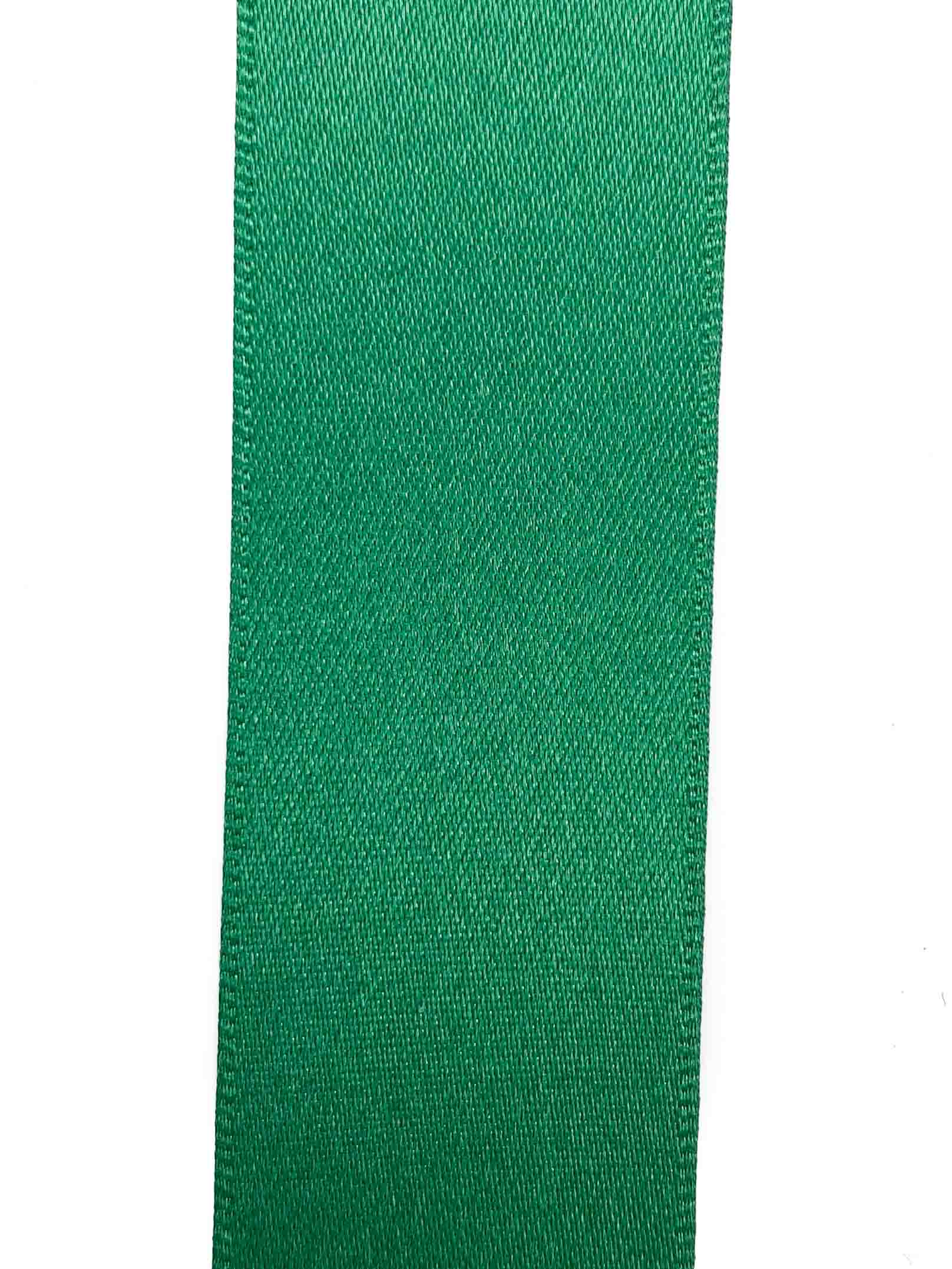 Hunter Green Double Sided Satin - 25mm