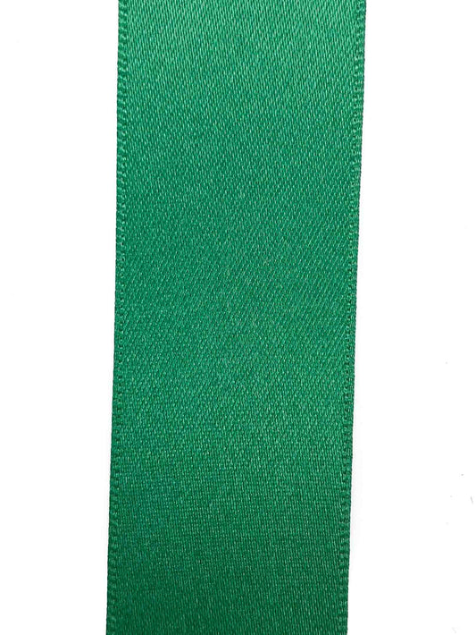 Hunter Green Double Sided Satin - 25mm