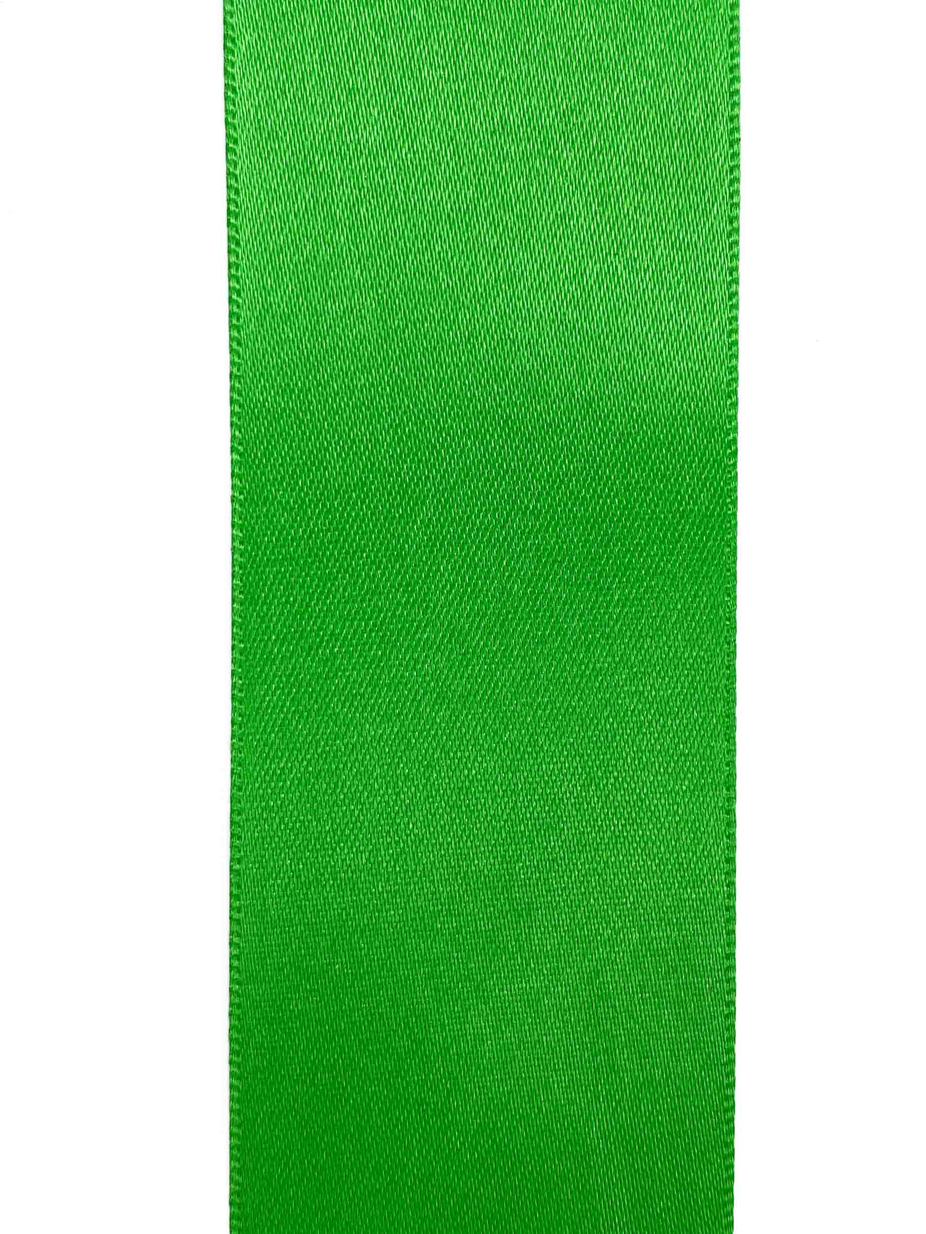 Emerald Double Sided Satin - 15 mm