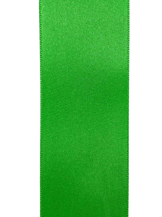 Emerald Double Sided Satin - 35mm