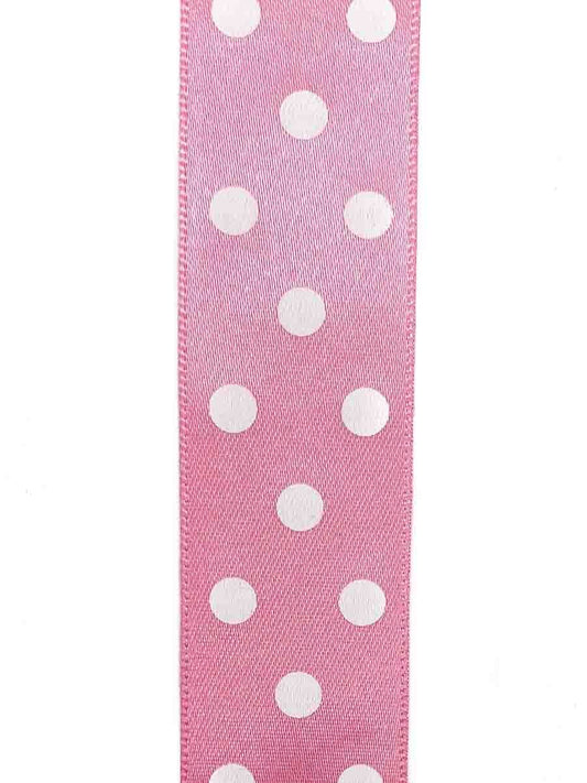 Pink Polka Dots - 15mm