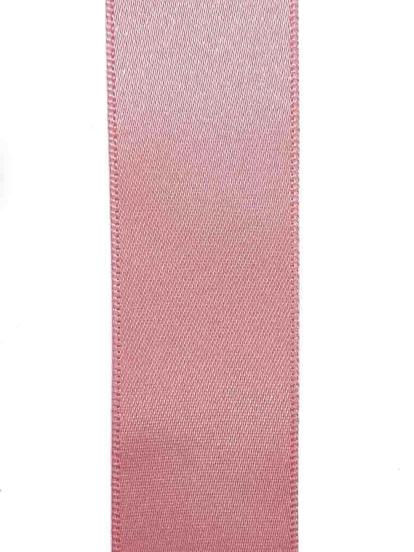 Dusky Pink Double Sided Satin - 25mm