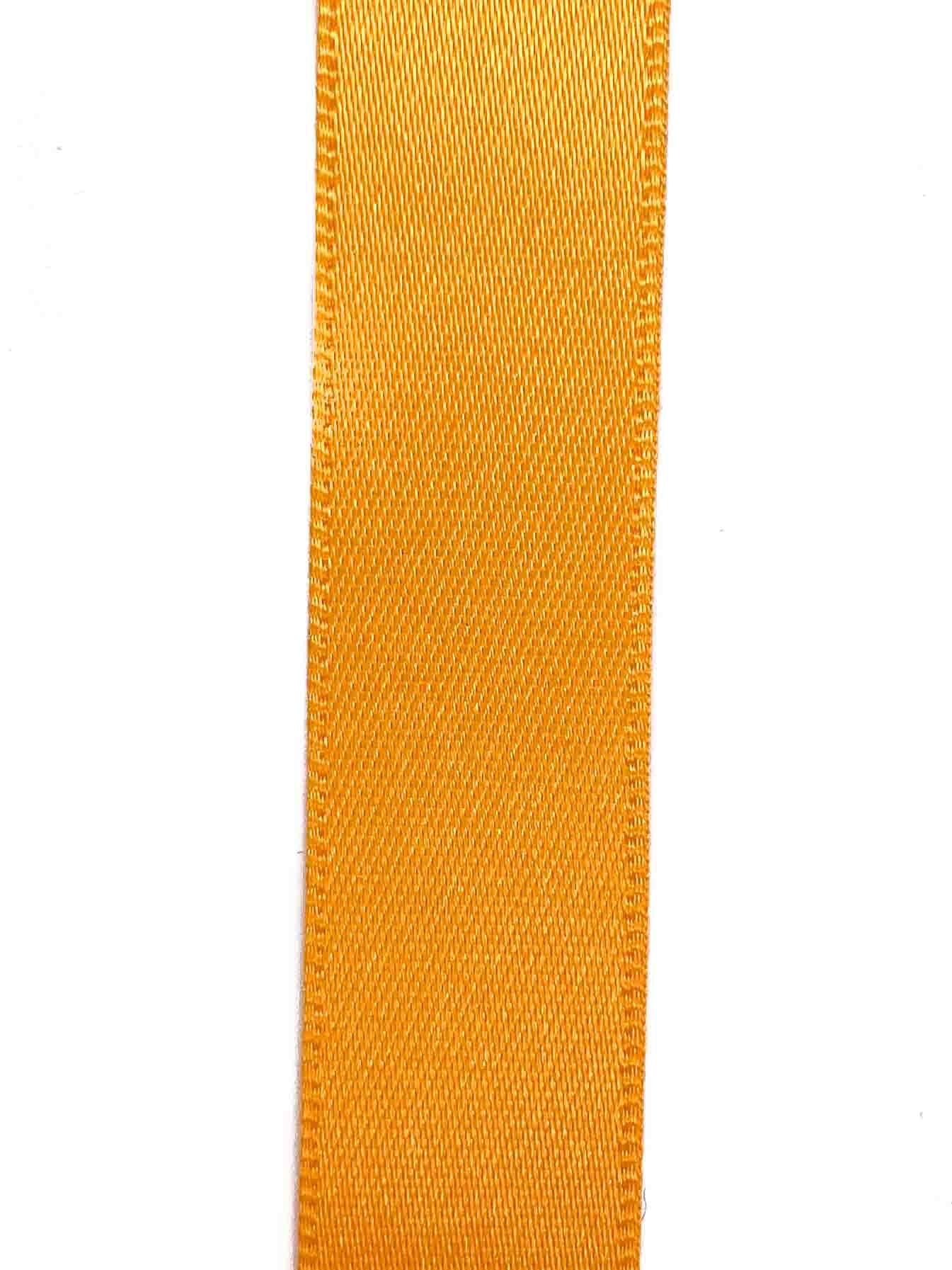 Marigold Double Sided Satin Ribbon - 15mm