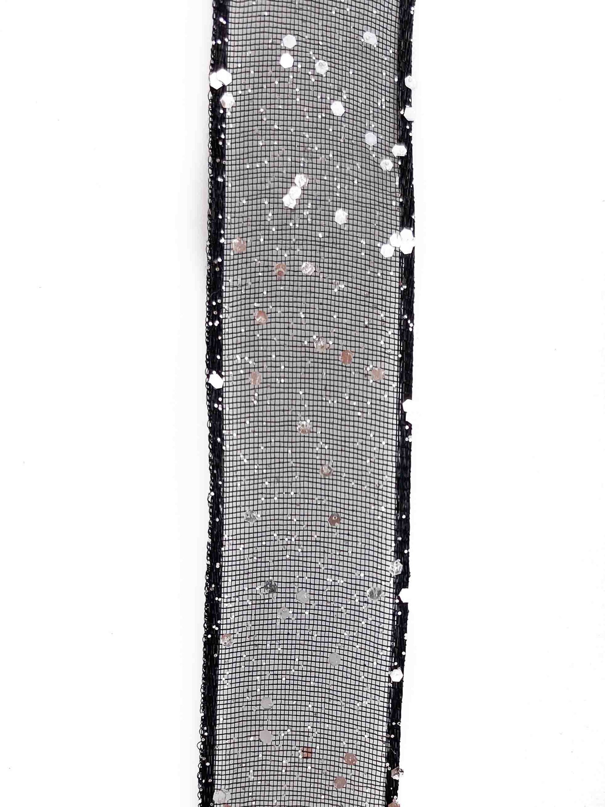 Black Random Glitter - 15mm
