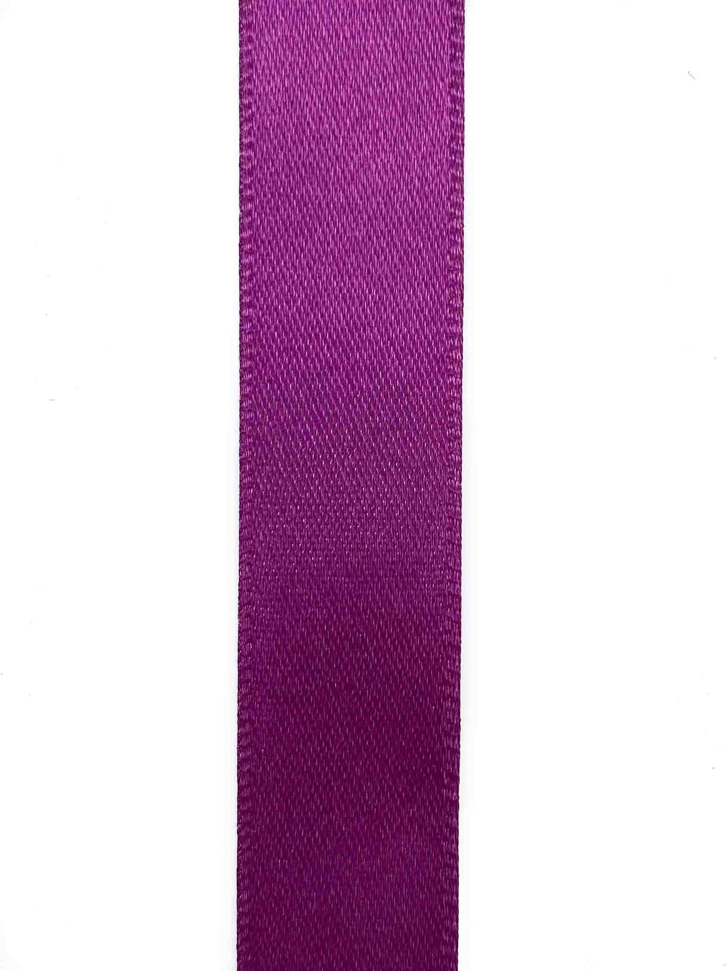 Plum Double Sided Satin - 15mm