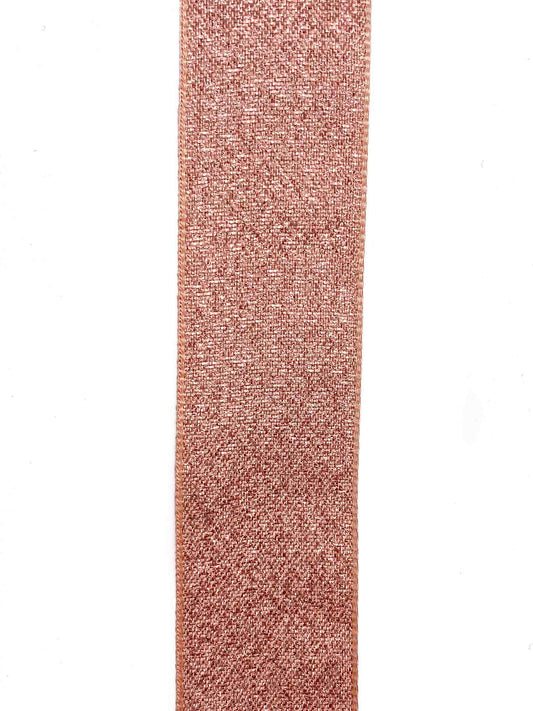 Rose Gold Lamé - 25mm