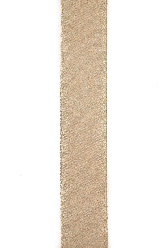 Gold Crème Ribbon - 25mm