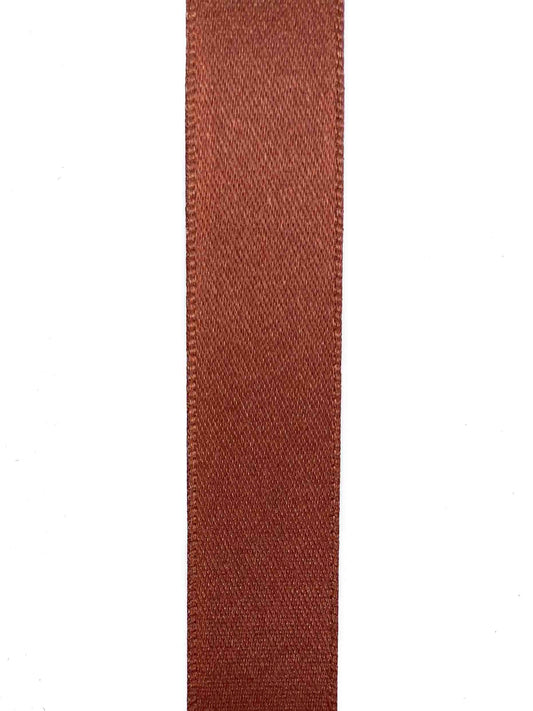 Hot Chocolate Double Sided Satin Ribbon - 15mm