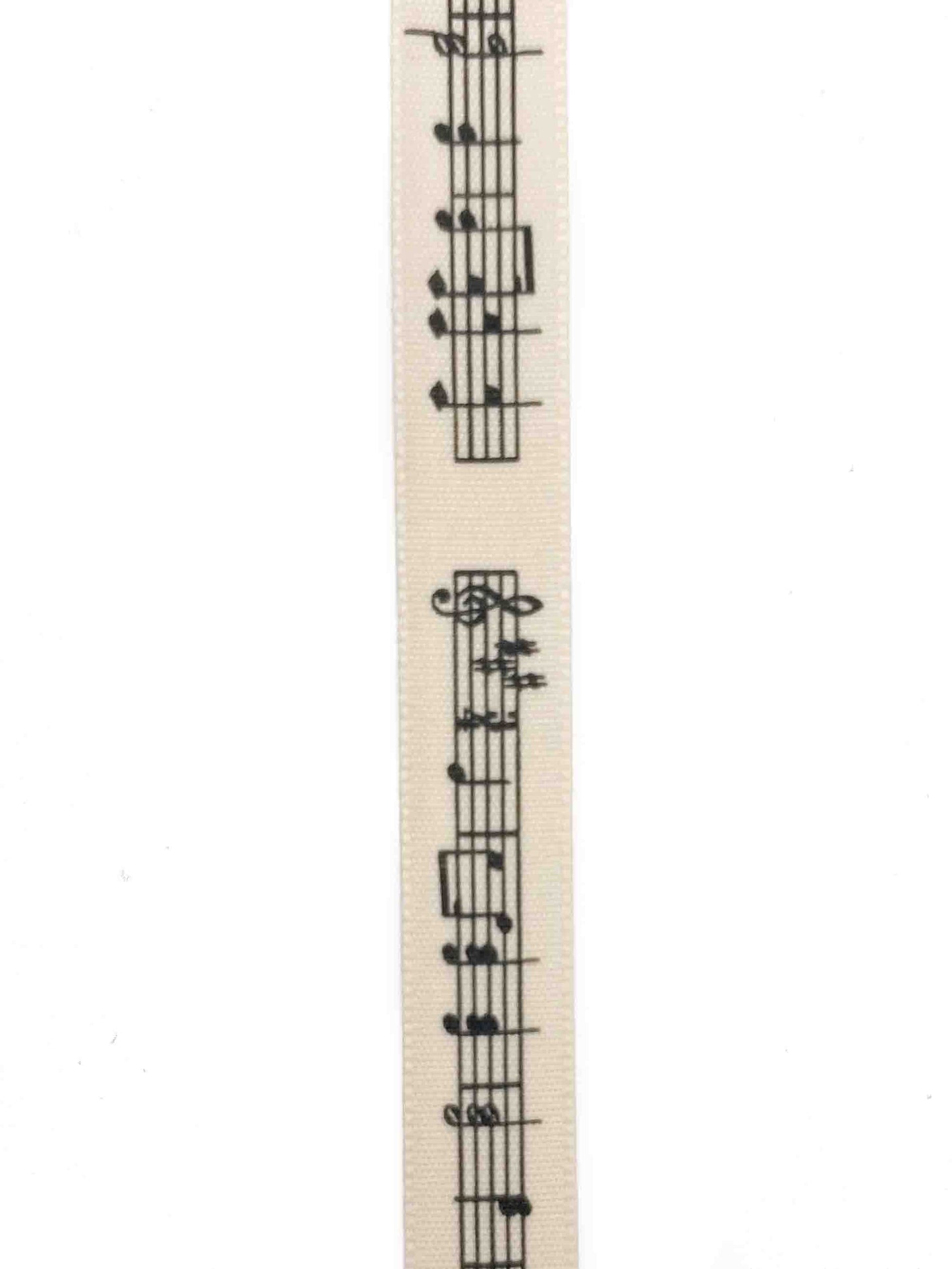 Musical Note Rustic Taffeta Ribbon - 15mm