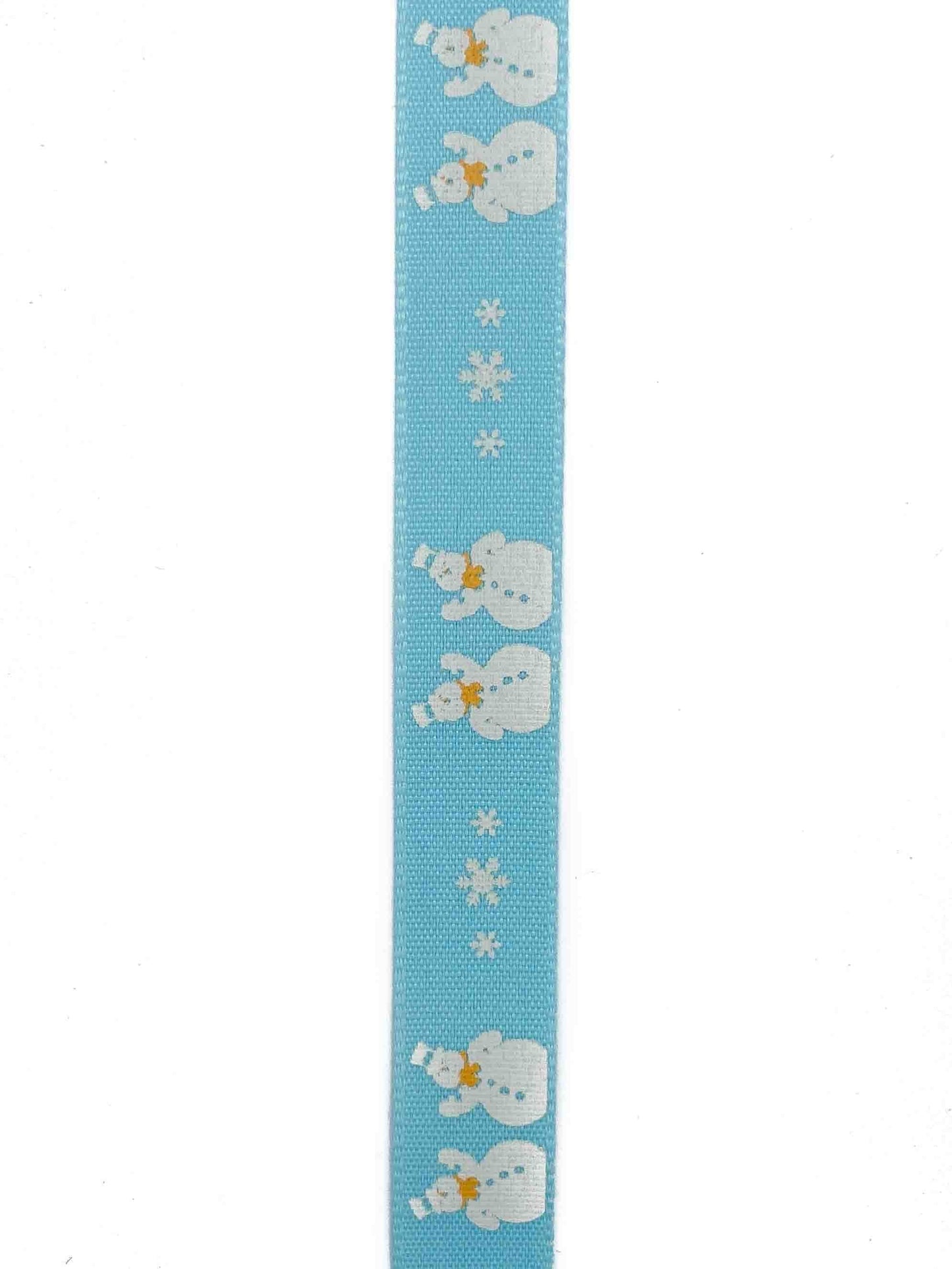 Two Jolly Snowmen Blue Ribbon - 15mm