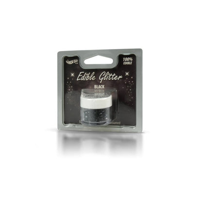 Rainbow Dust Edible Glitter Black - 5g