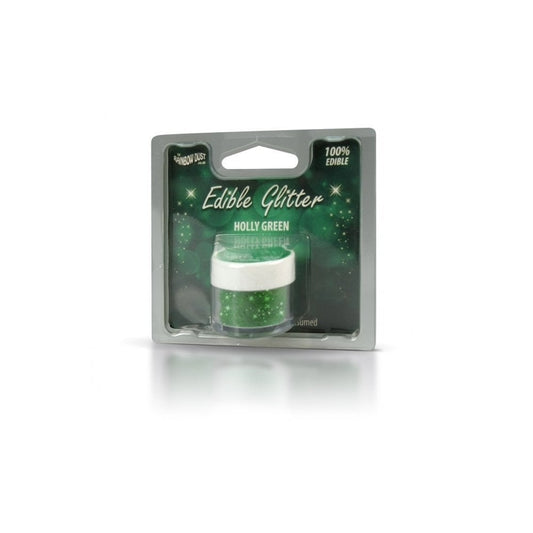 Rainbow Dust Edible Holly Green - 5g