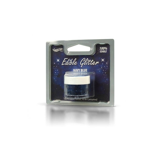 Rainbow Dust Edible Glitter Navy Blue - 5g